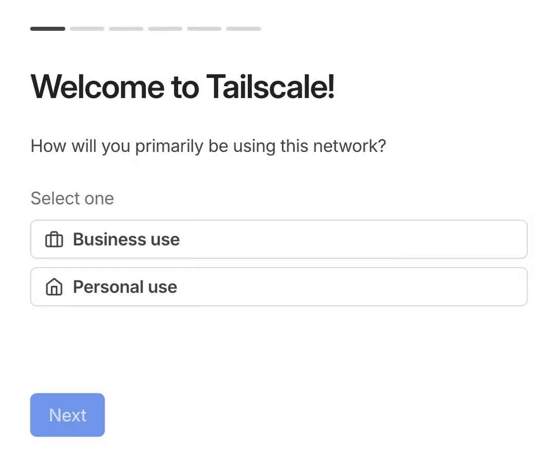 Tailscale — 스크린샷 2