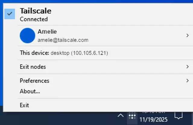 Tailscale — 스크린샷 3